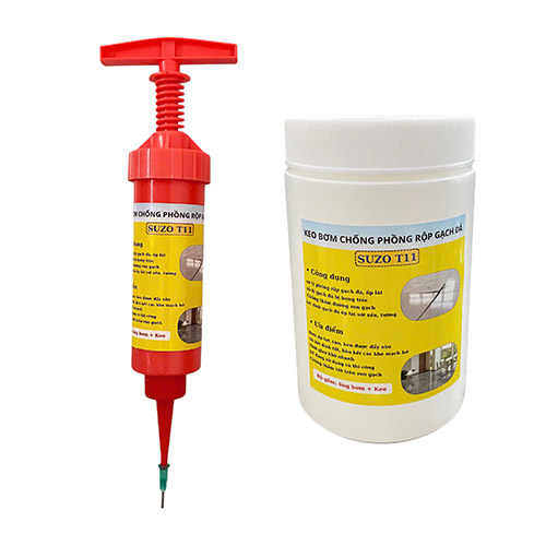 Bộ ống bơm áp lực và keo